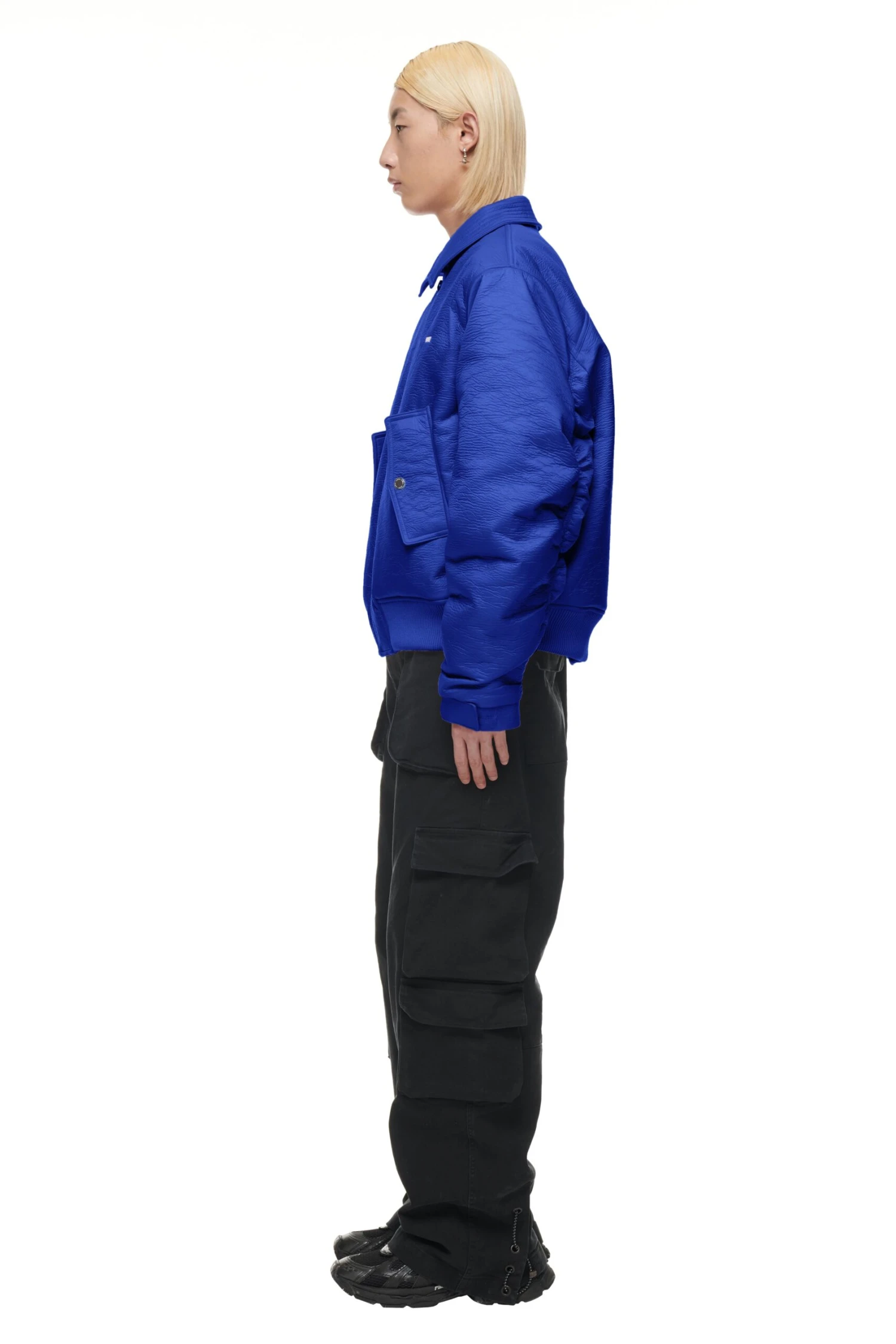 BOMBER JACKET BLUE(Bomber Jacket Blue) 2 BOMBER JACKET BLUE(Bomber Jacket Blue) - Image 2