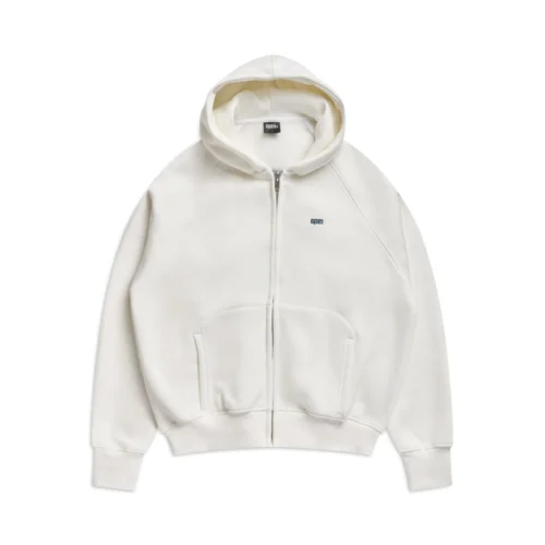 ZIP HOODIE COCONUT WHITE(Zip Hoodie Coconut White)
