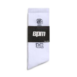 COLLEGE SOCKS BLACK WHITE(College Socks Black White) -Simple Daily Wear Store 6PM Hose86