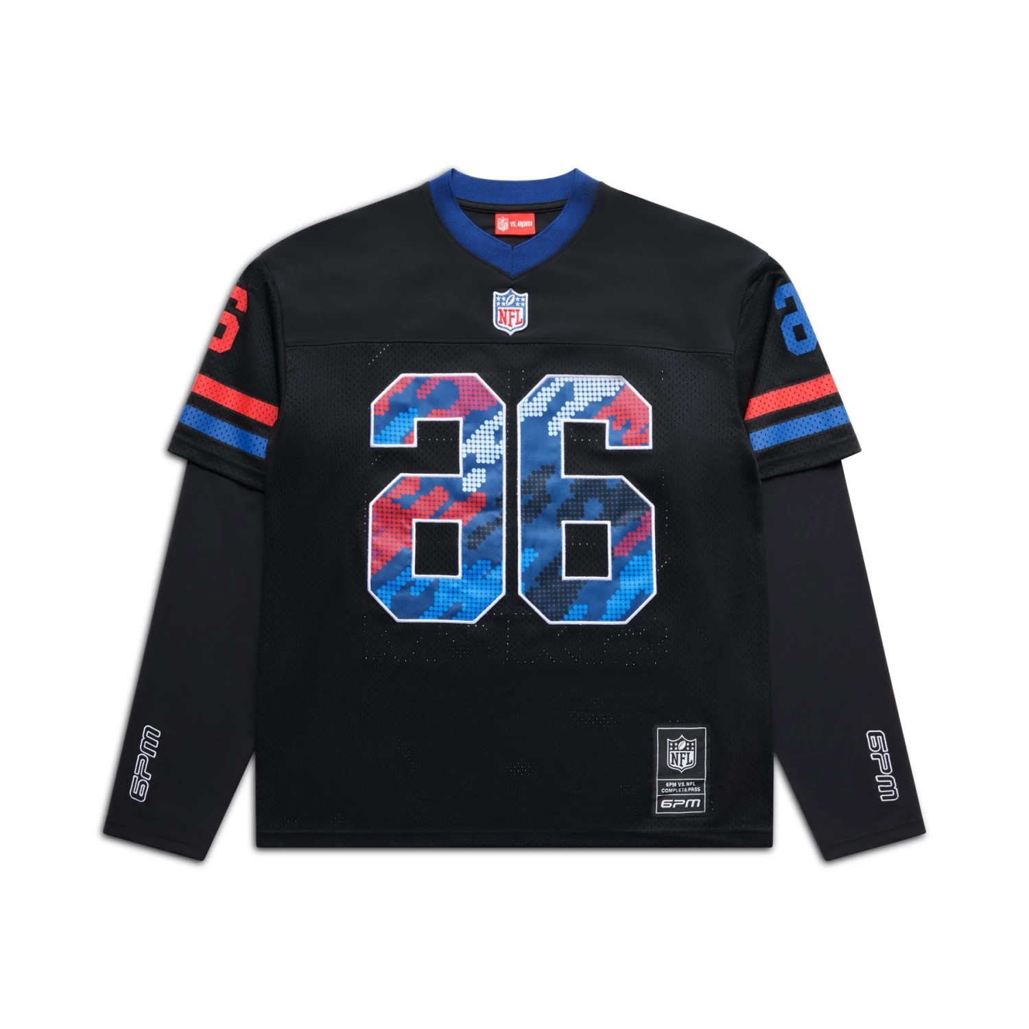 NFL LAYERED MESH LONGSLEEVE BLACK(Nfl Double Longsleeve Black) 1 NFL LAYERED MESH LONGSLEEVE BLACK(Nfl Double Longsleeve Black)