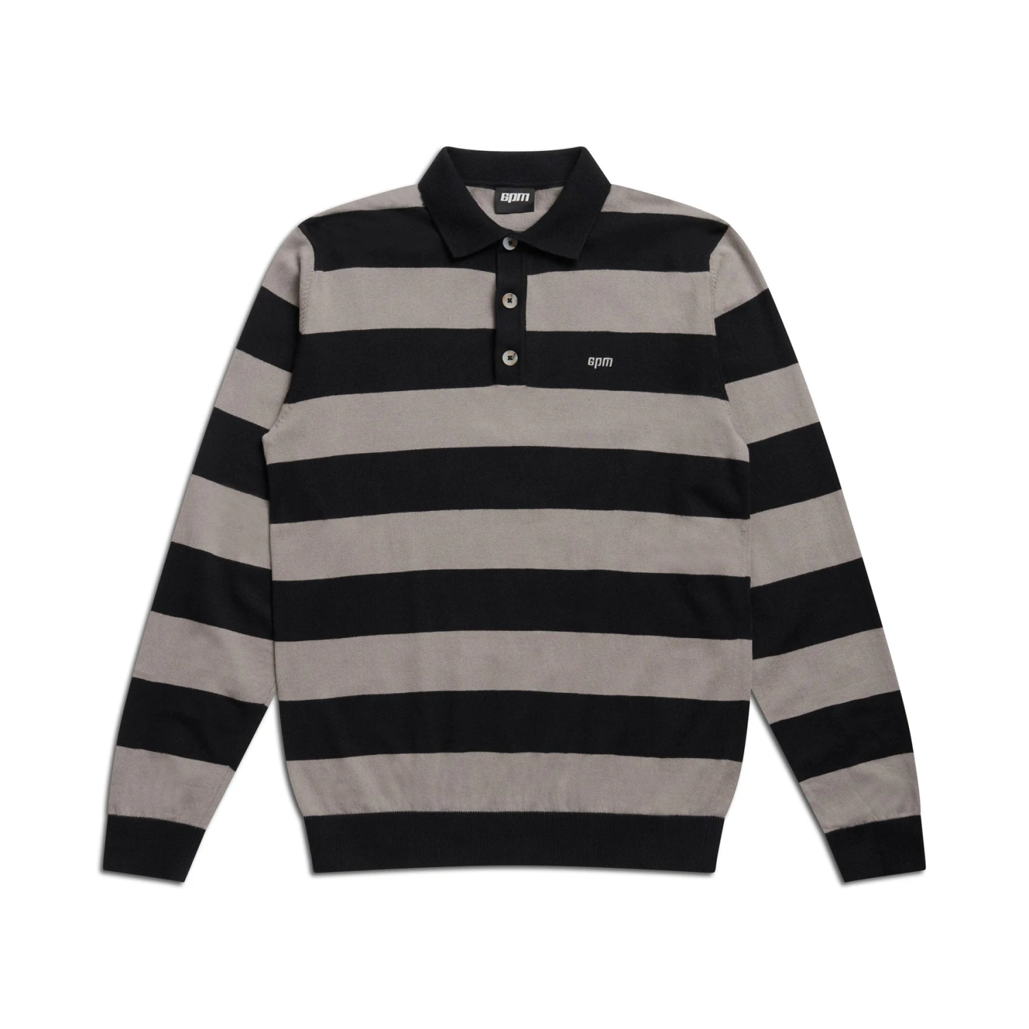 LS STRIPED POLO BLACK(Ls Striped Polo Black) 1 LS STRIPED POLO BLACK(Ls Striped Polo Black)