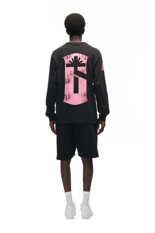 PSYCHEDELIC LONGSLEEVE BLACK(Psychedelic Longsleeve Black) -Simple Daily Wear Store 6PM vVERTABRAE Look 16 Longsleeve Male black 0443