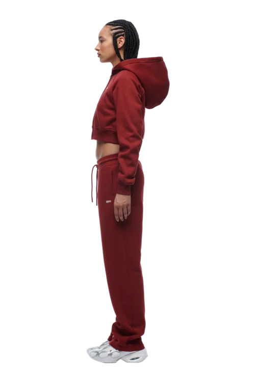 WMNS CROPPED ZIP HOODIE WINE RED(Wmns Cropped Zip Hoodie Wine Red) -Simple Daily Wear Store 6pm png 0077 2025 07 14 6PM ECOM LOOK 08 0303