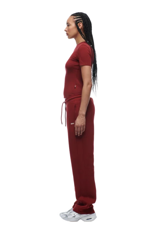 WMNS T-SHIRT WINE RED(Wmns T Shirt Wine Red) -Simple Daily Wear Store 6pm png 0080 2025 07 14 6PM ECOM LOOK 07 0277