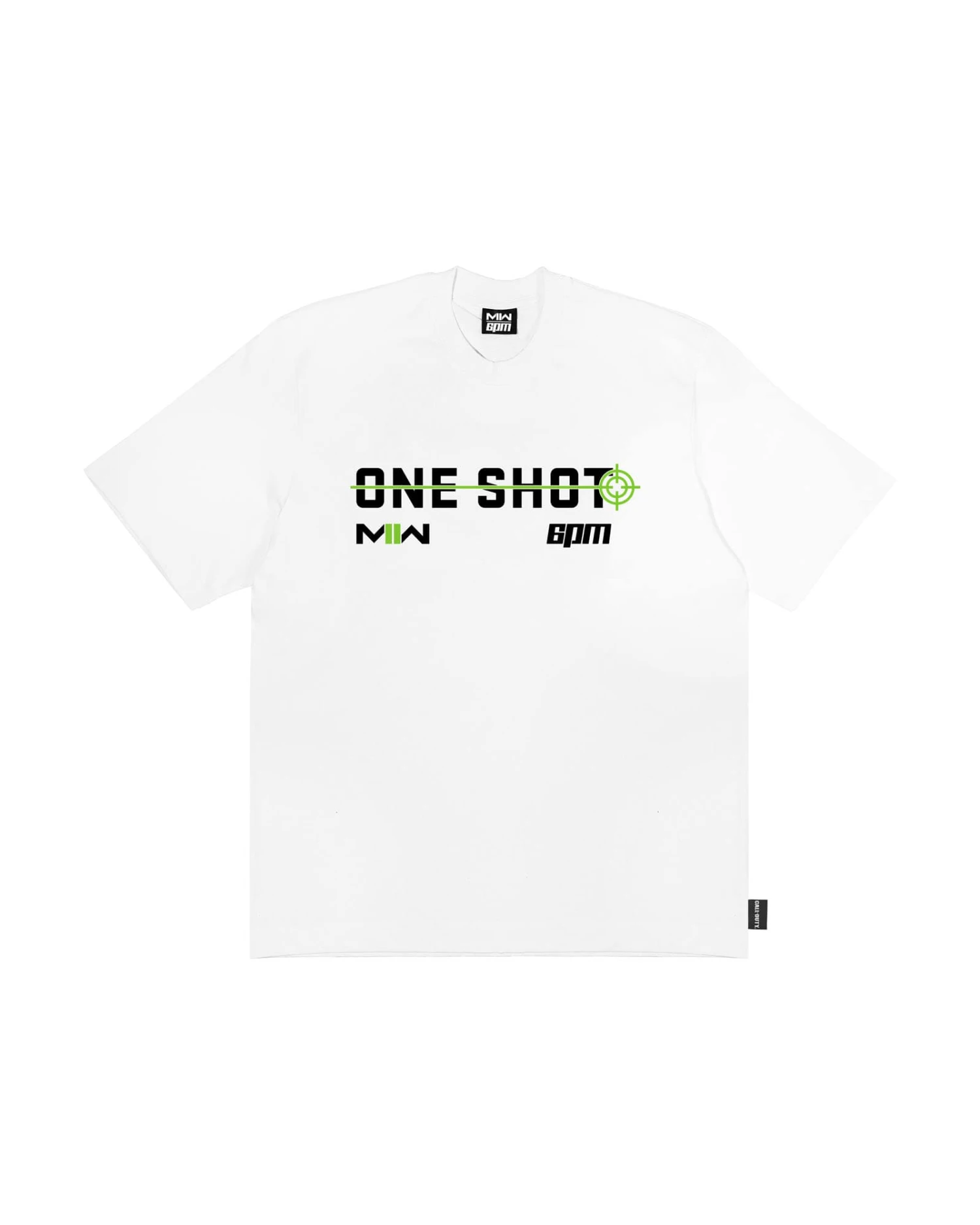 ONE SHOT T-SHIRT WHITE(One Shot T Shirt White) 1 ONE SHOT T-SHIRT WHITE(One Shot T Shirt White)