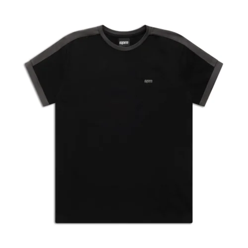 SLIM FIT RINGER TEE BLACK(Slim Fit Ringer Tee Black)
