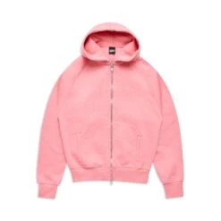COVERLOCK ZIP HOODIE FLAMINGO PINK(Coverlock Zip Hoodie Flamingo Pink)