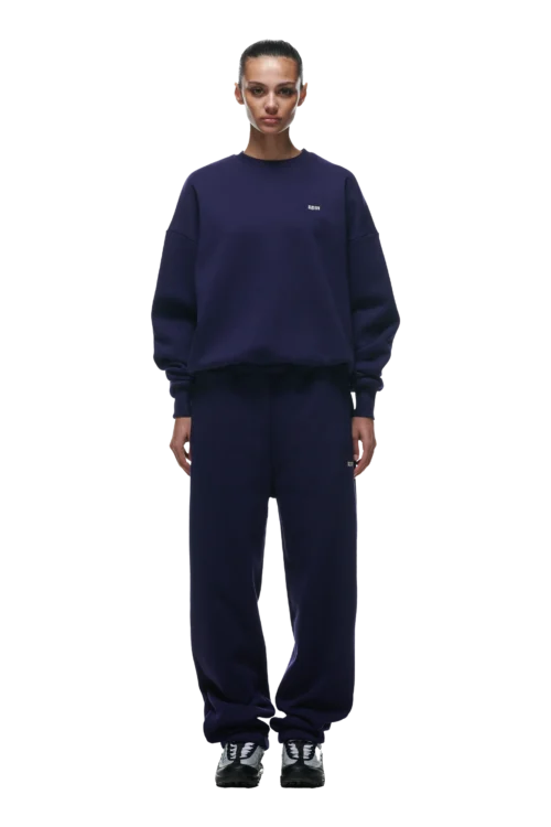 CREWNECK ORBIT BLUE(Crewneck Orbit Blue) -Simple Daily Wear Store crewneck orbit blue 4