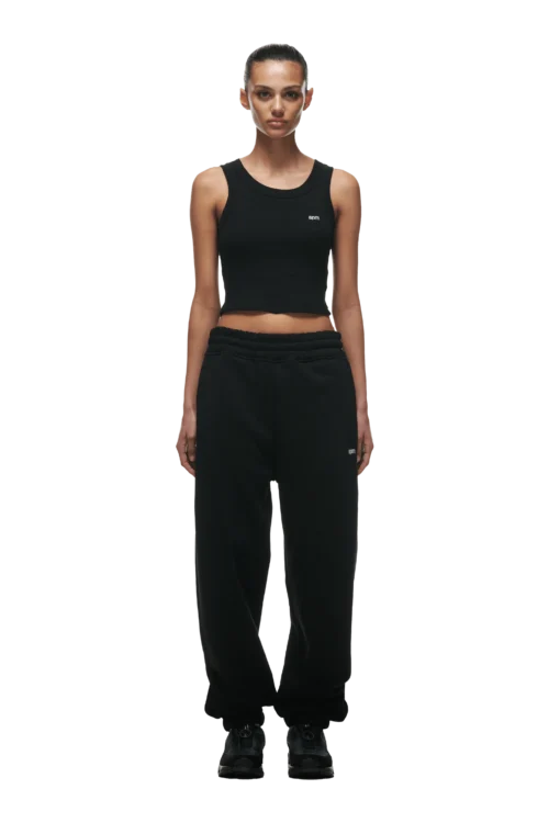 CUFF JOGGER BLACK(Cuff Jogger Black) -Simple Daily Wear Store cuffed jogger black4 min