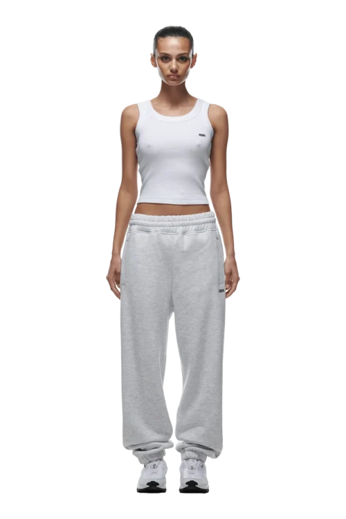 CUFF JOGGER LIGHT GREY(Cuff Jogger Light Grey) -Simple Daily Wear Store cuffed jogger light grey min