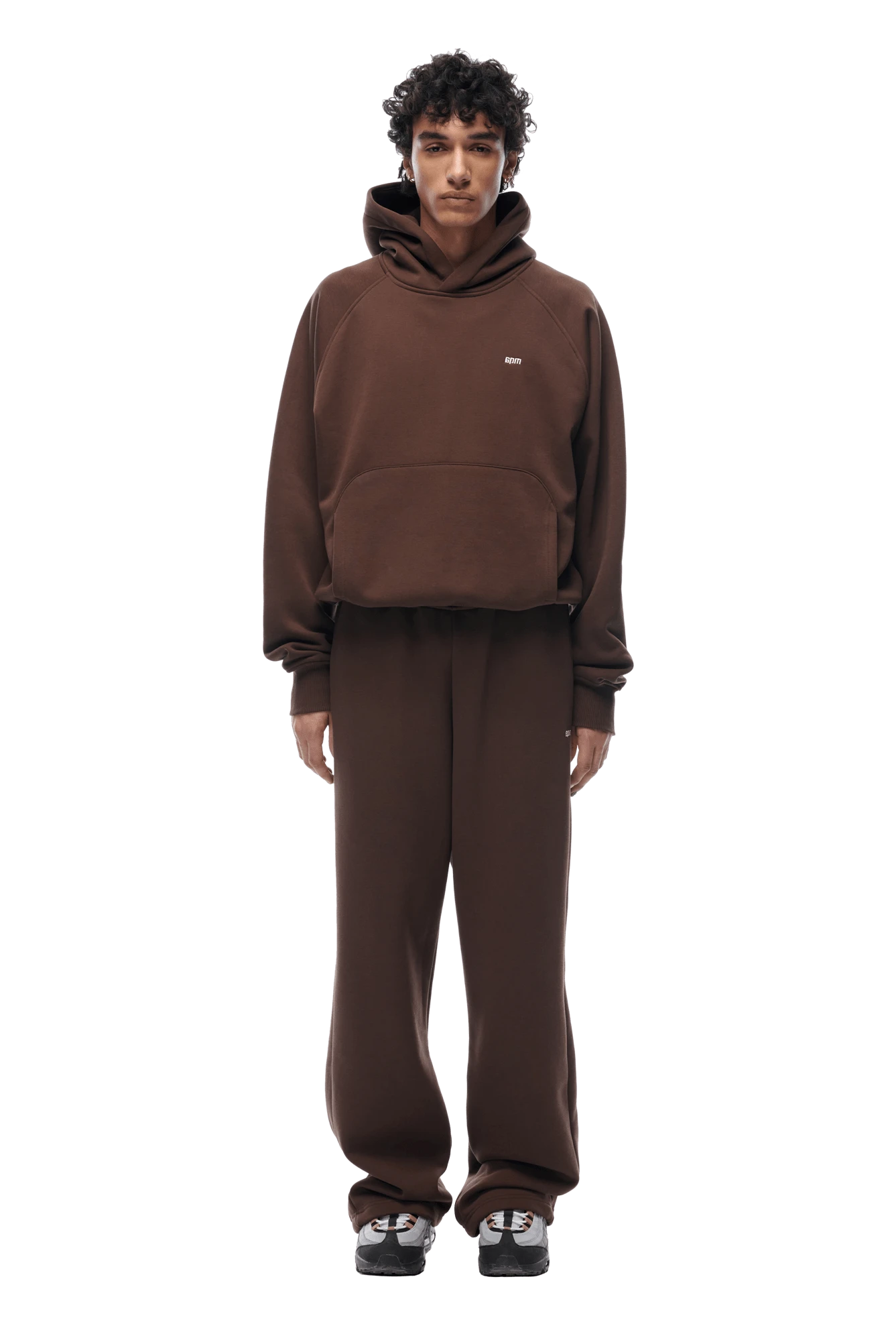 HOODIE CHOCOLATE BROWN(23n05 1100 907 Hlogo) 2 HOODIE CHOCOLATE BROWN(23n05 1100 907 Hlogo) - Image 2