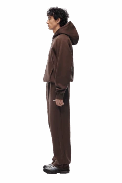 HOODIE CHOCOLATE BROWN(23n05 1100 907 Hlogo) 9 HOODIE CHOCOLATE BROWN(23n05 1100 907 Hlogo) -Simple Daily Wear Store hoodie brown 2 min