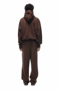 HOODIE CHOCOLATE BROWN(23n05 1100 907 Hlogo) 10 HOODIE CHOCOLATE BROWN(23n05 1100 907 Hlogo) -Simple Daily Wear Store hoodie brown 3 min