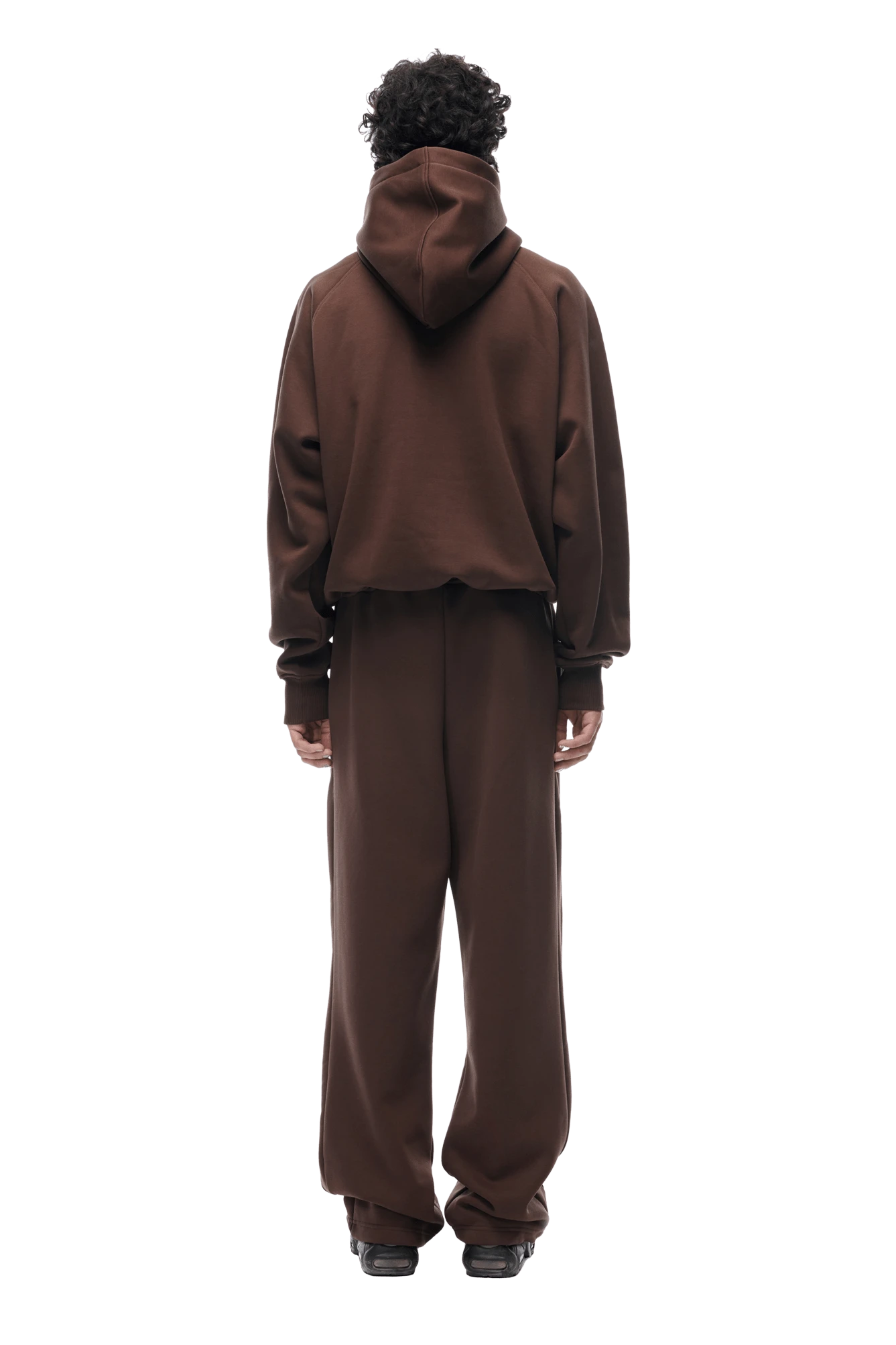 HOODIE CHOCOLATE BROWN(23n05 1100 907 Hlogo) 4 HOODIE CHOCOLATE BROWN(23n05 1100 907 Hlogo) - Image 4