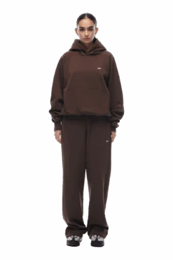 HOODIE CHOCOLATE BROWN(23n05 1100 907 Hlogo) 11 HOODIE CHOCOLATE BROWN(23n05 1100 907 Hlogo) -Simple Daily Wear Store hoodie brown 4 min