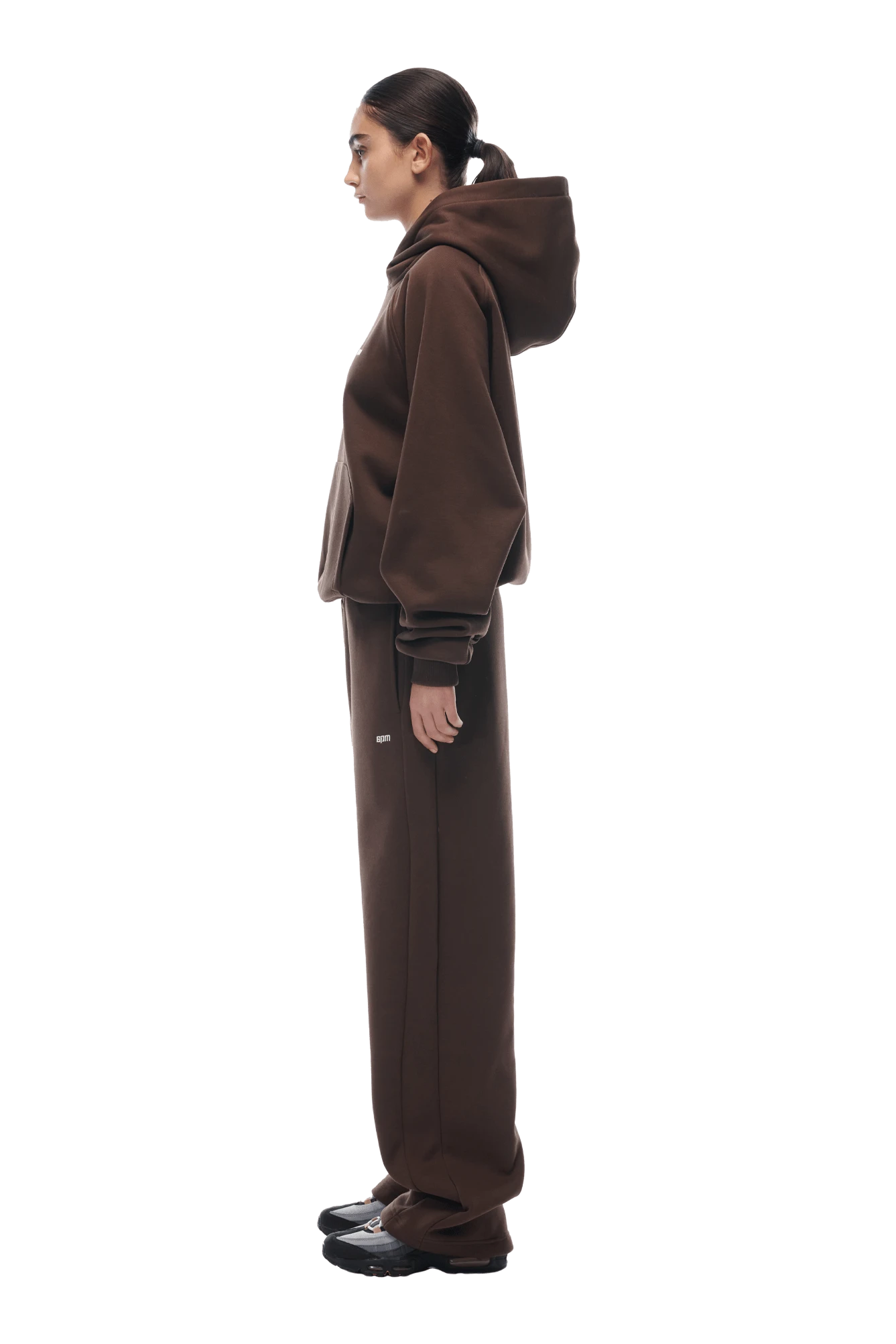 HOODIE CHOCOLATE BROWN(23n05 1100 907 Hlogo) 6 HOODIE CHOCOLATE BROWN(23n05 1100 907 Hlogo) - Image 6