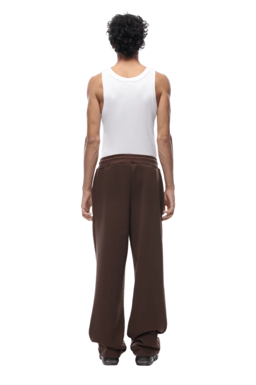 OPEN LEG JOGGER CHOCOLATE BROWN(23n05 2110 907 Swpol) 10 OPEN LEG JOGGER CHOCOLATE BROWN(23n05 2110 907 Swpol) -Simple Daily Wear Store open leg brown 3 min