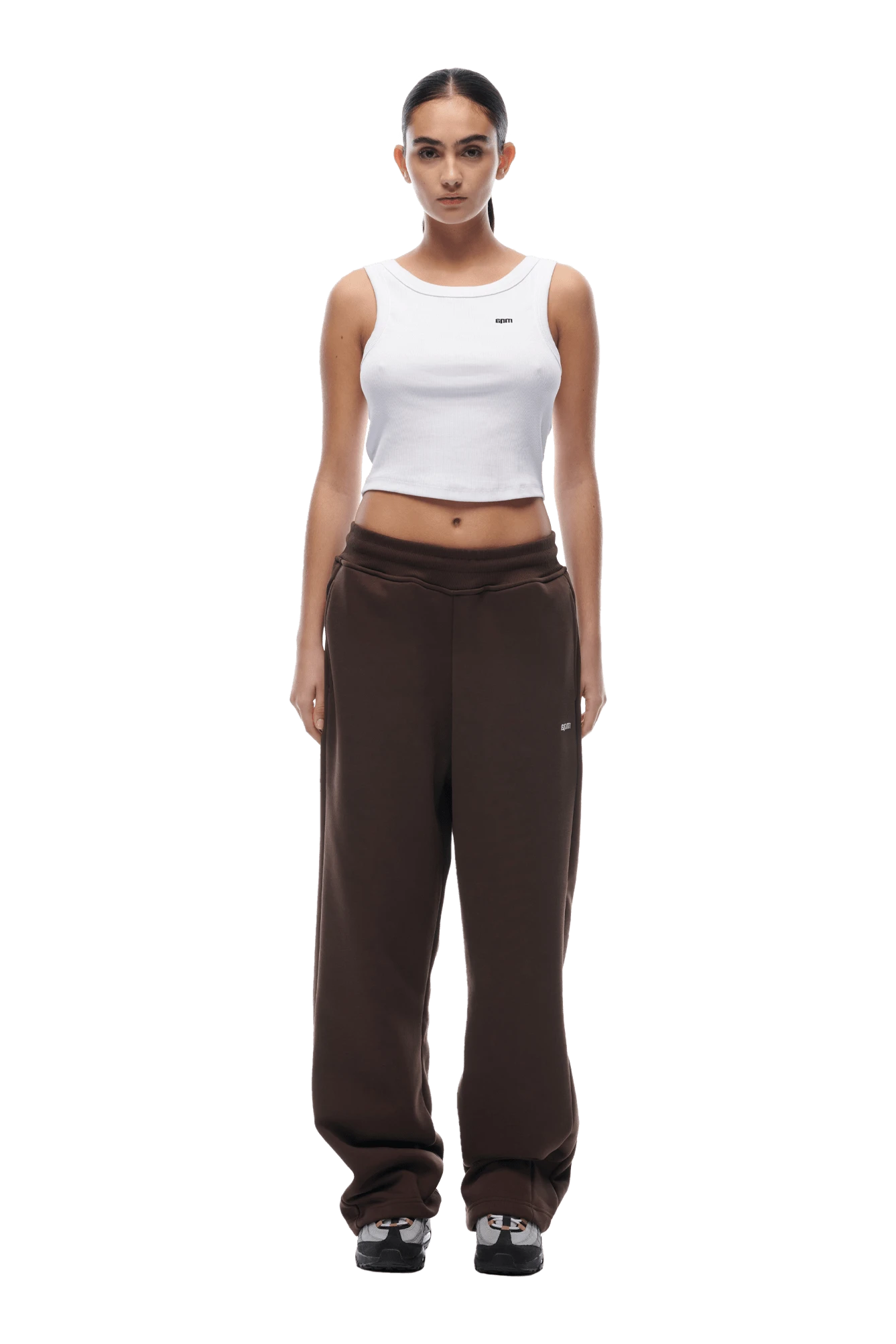 OPEN LEG JOGGER CHOCOLATE BROWN(23n05 2110 907 Swpol) 5 OPEN LEG JOGGER CHOCOLATE BROWN(23n05 2110 907 Swpol) - Image 5