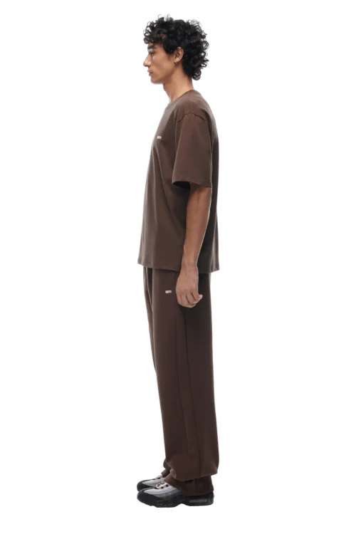 T-SHIRT CHOCOLATE BROWN(23n05 1300 907 Tlogo) -Simple Daily Wear Store t shirt brown 2 min