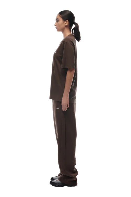 T-SHIRT CHOCOLATE BROWN(23n05 1300 907 Tlogo) -Simple Daily Wear Store t shirt brown 5 min