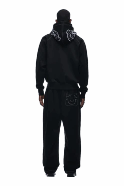 ICONS ZIP HOODIE BLACK(Icons Zip Hoodie Black) -Simple Daily Wear Store tr icon zip hoodie black4 min