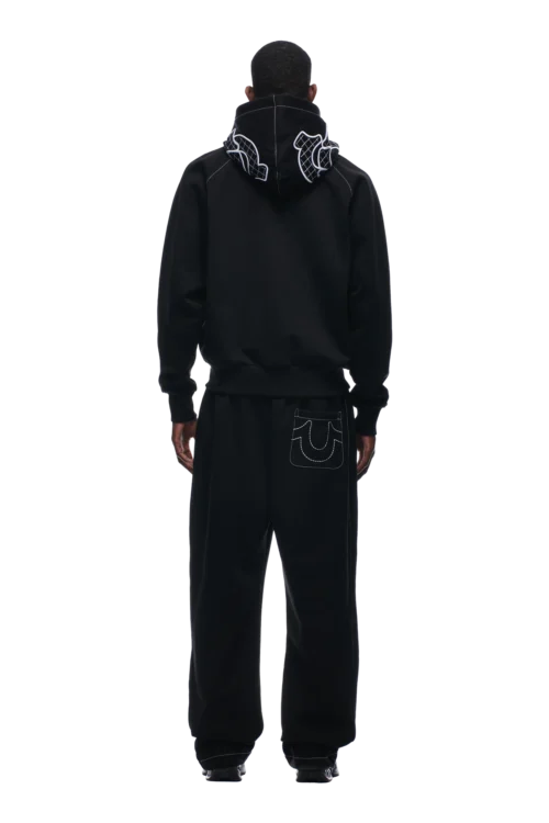 ICONS ZIP HOODIE BLACK(Icons Zip Hoodie Black) -Simple Daily Wear Store tr icon zip hoodie black4 min