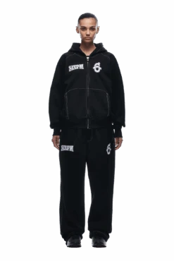 ICONS ZIP HOODIE BLACK(Icons Zip Hoodie Black) -Simple Daily Wear Store tr icon zip hoodie black5 min