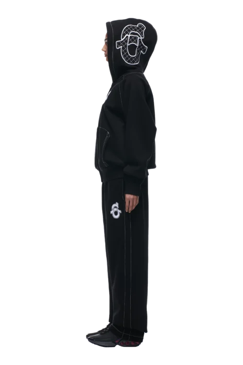 ICONS ZIP HOODIE BLACK(Icons Zip Hoodie Black) -Simple Daily Wear Store tr icon zip hoodie black7 min