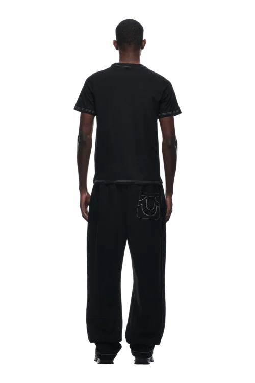 ICON SLIM FIT T-SHIRT BLACK(Icon T Shirt Black) -Simple Daily Wear Store tr slim fit icon t shirt3 min