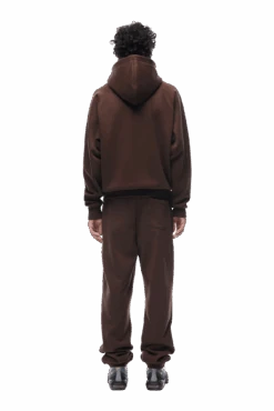 ZIP HOODIE CHOCOLATE BROWN(23n05 1110 907 Zhlog) -Simple Daily Wear Store zip hoodie chocolate brown3 min